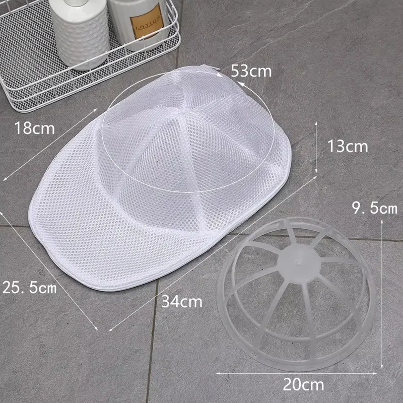 Laundry bag clothes washing bag Washing Machine Hat Wash Protector Cap Cleaner Small Clothes Wash Bag Anti-Deformation Mesh Organizer Zip Bags