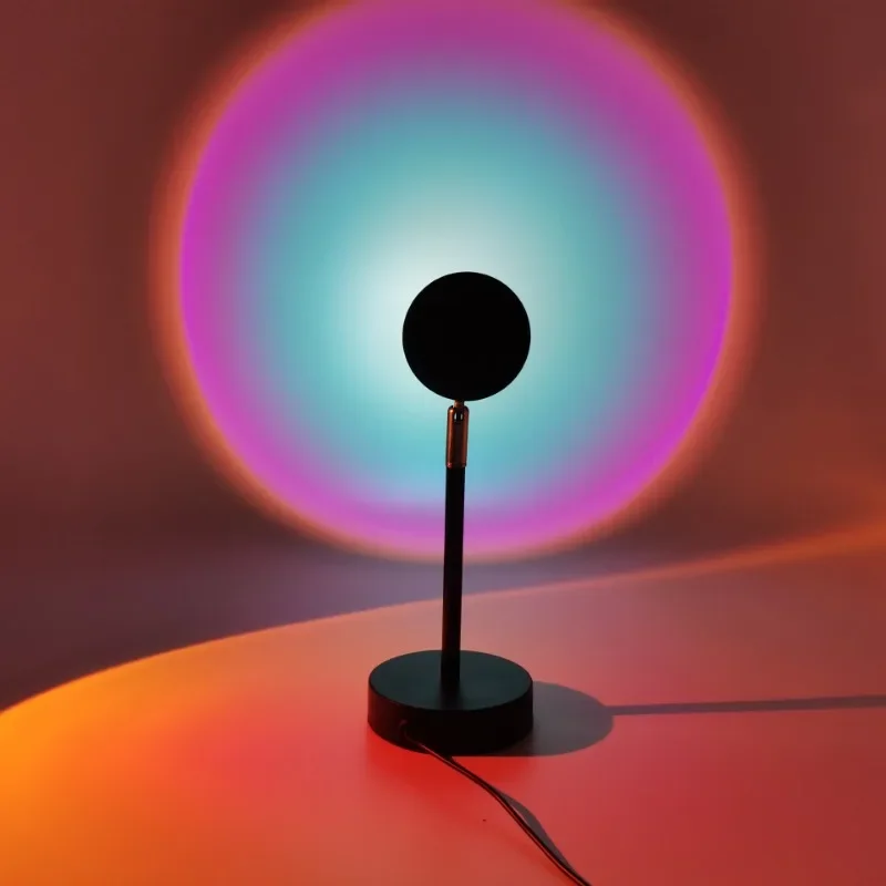RGB LED Sunset Projector Table Lamp for Ambiance