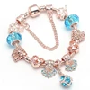 BAOPON-Bracelets à breloques coeur d'amour pour femme, perles Marano bricolage, bracelet fin, bijoux de mariage pour femme, amoureux, 2024