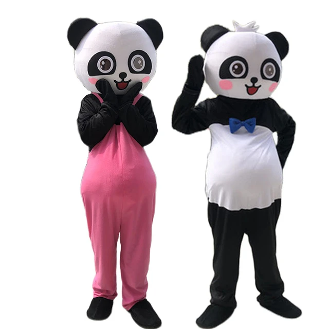 Veilig Emigreren fluctueren Panda Mascotte Cartoon Marionet Kostuum Event Propaganda Prestaties Props  Grappige Pak Hand Out Flyer Pop Beer Kleding|Maskotte| - AliExpress