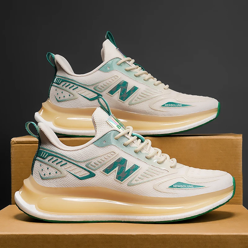 أحذية رياضية للرجال شبكة تنفس مريحة الرياضة في اله...