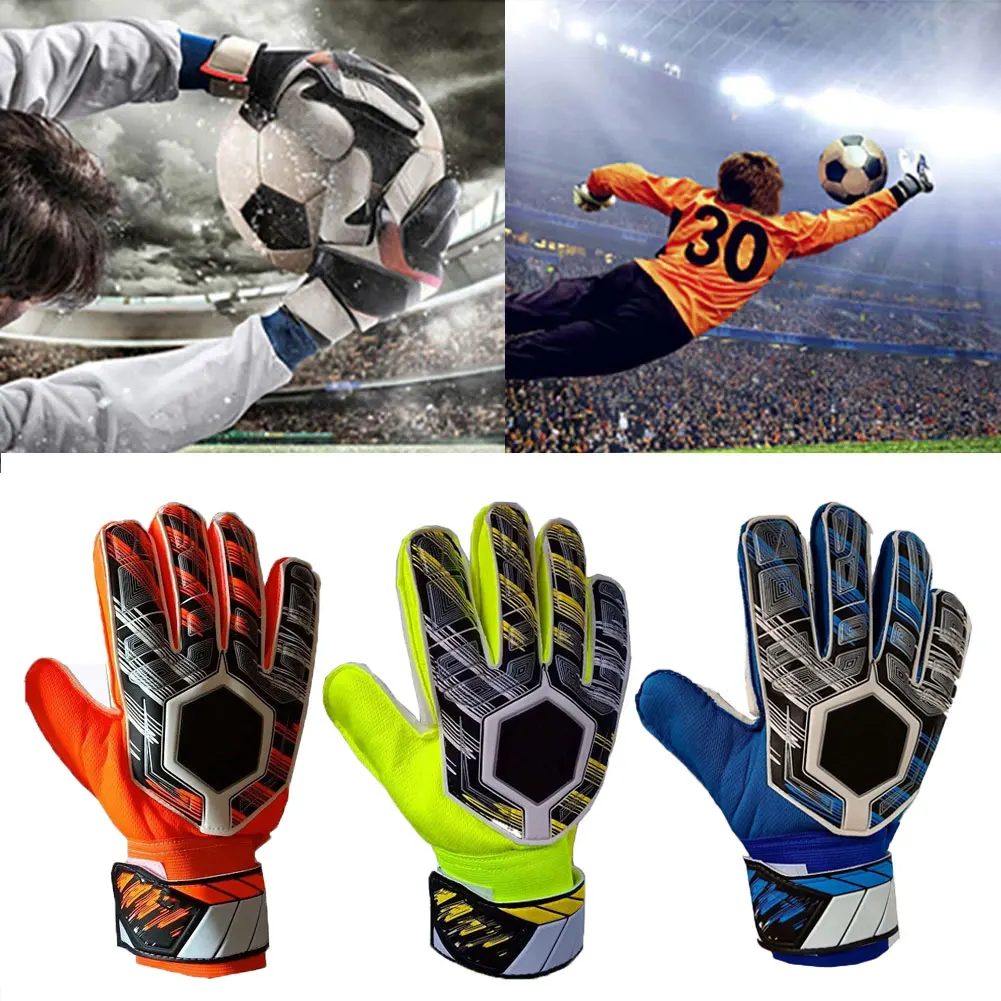 Child/Adult Non-Slip Latex Football Gloves Sports Goalkeeper Gloves Goalkeeper Goalkeeper Football Gloves