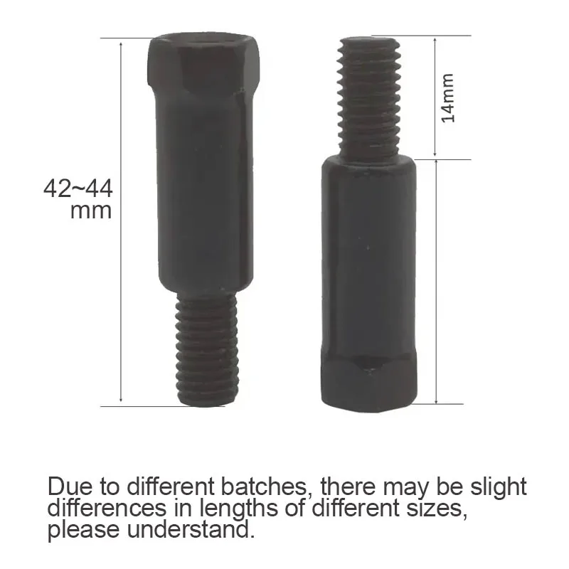 Motorcycle mirror 1 Pair Motorcycle Rear Mirror Adapters M8 8mm Clockwise Anti-clockwise