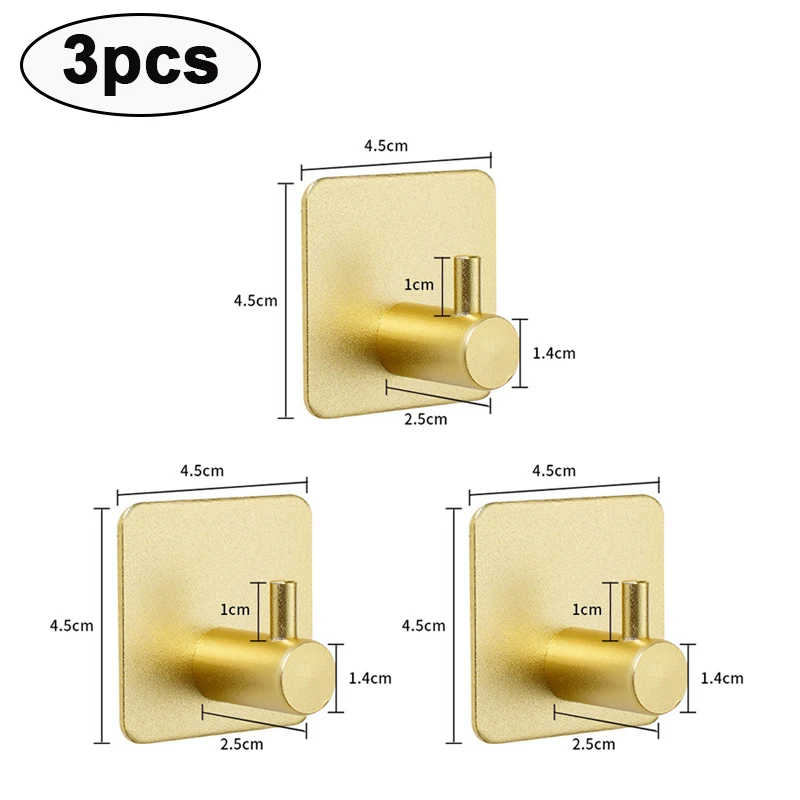 Versatile Adhesive Wall & Door Hook