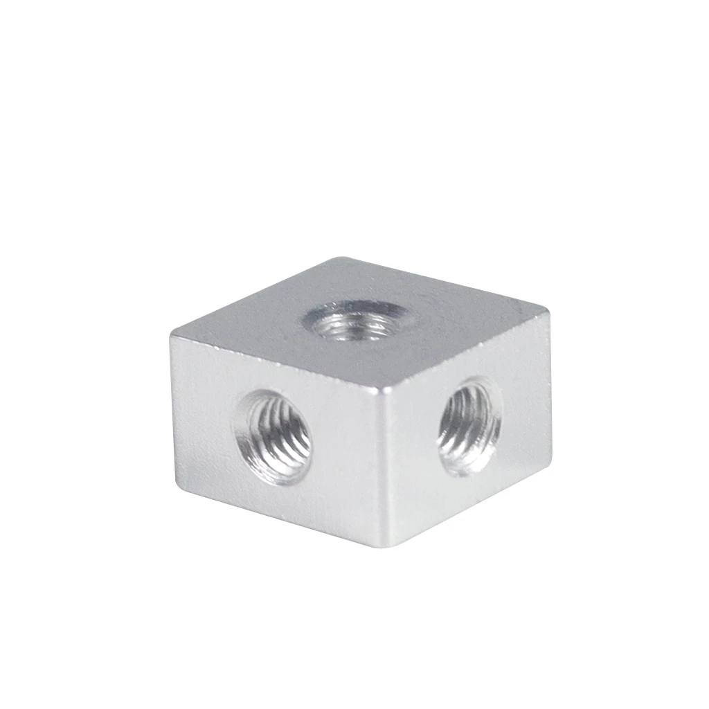 Camera Accessories 2pcs/lot Aluminum Alloy Parts M3 Screw Square Corner Nut Bracket Fixing Six-Sided Thread Plate Block Cube DIY