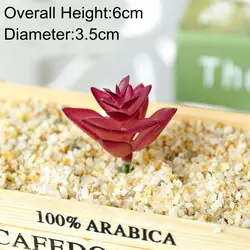 Vibrant Zebra Aloe Artificial Succulents - Home and Garden Decorative Faux Plants, 12cm (Purple San Xin Lian)