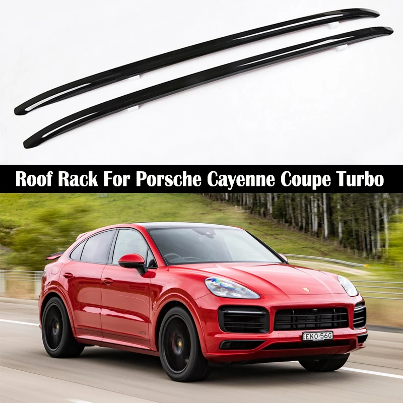 Portapacchi Per Porsche Cayenne Coupe Turbo 2020-2024 Rails Bar Portapacchi Bar Top Cross Bar Rack Rail Box Lega Di Alluminio