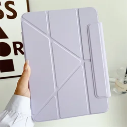 Versatile iPad Case with Removable Magnetic Cover for iPad(A16) 11th 11 (Taro Purple)