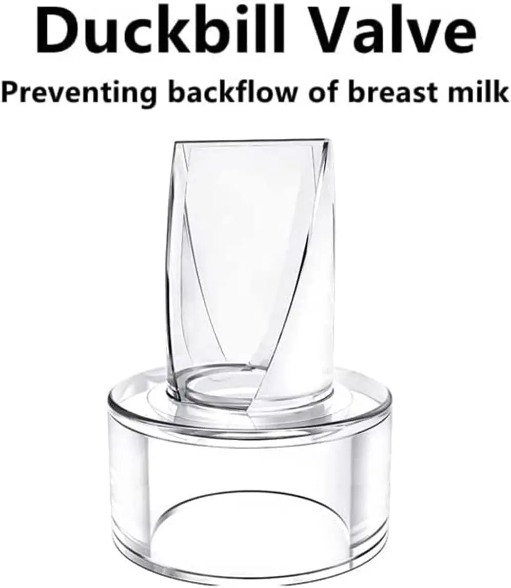 Silicone Duckbill Valve And Silicone Diaphragm Backflow Protection Breast Pump Accessories For Manual/Electric Breast Pumps 5
