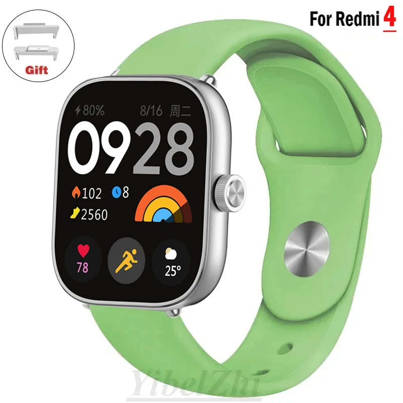 Soft Silicone Sport Bracelet Strap for Smartwatch Wristband Accessories