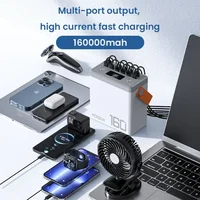 160000mAh Portable Power Bank Extra Large Capacity PD100W Fast Charging External Spare Battery for IPhone Xiaomi Laptop Computer - Image 6