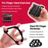 5-60Kg Adjustable Grip Strength Trainer with Finger Exerciser Hand Grip Strengthener for Muscle Building and Injury Recover 3