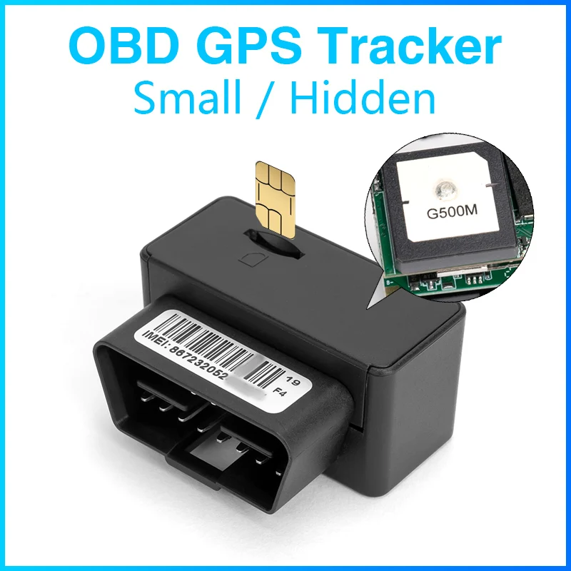 tracker for car MiNi OBD Tracker GPS Tracker Car GSM GPRS LBS/GPS Position SMS Tracking Locator Real Time Free Lifetime App Listening Device vehicle tracker