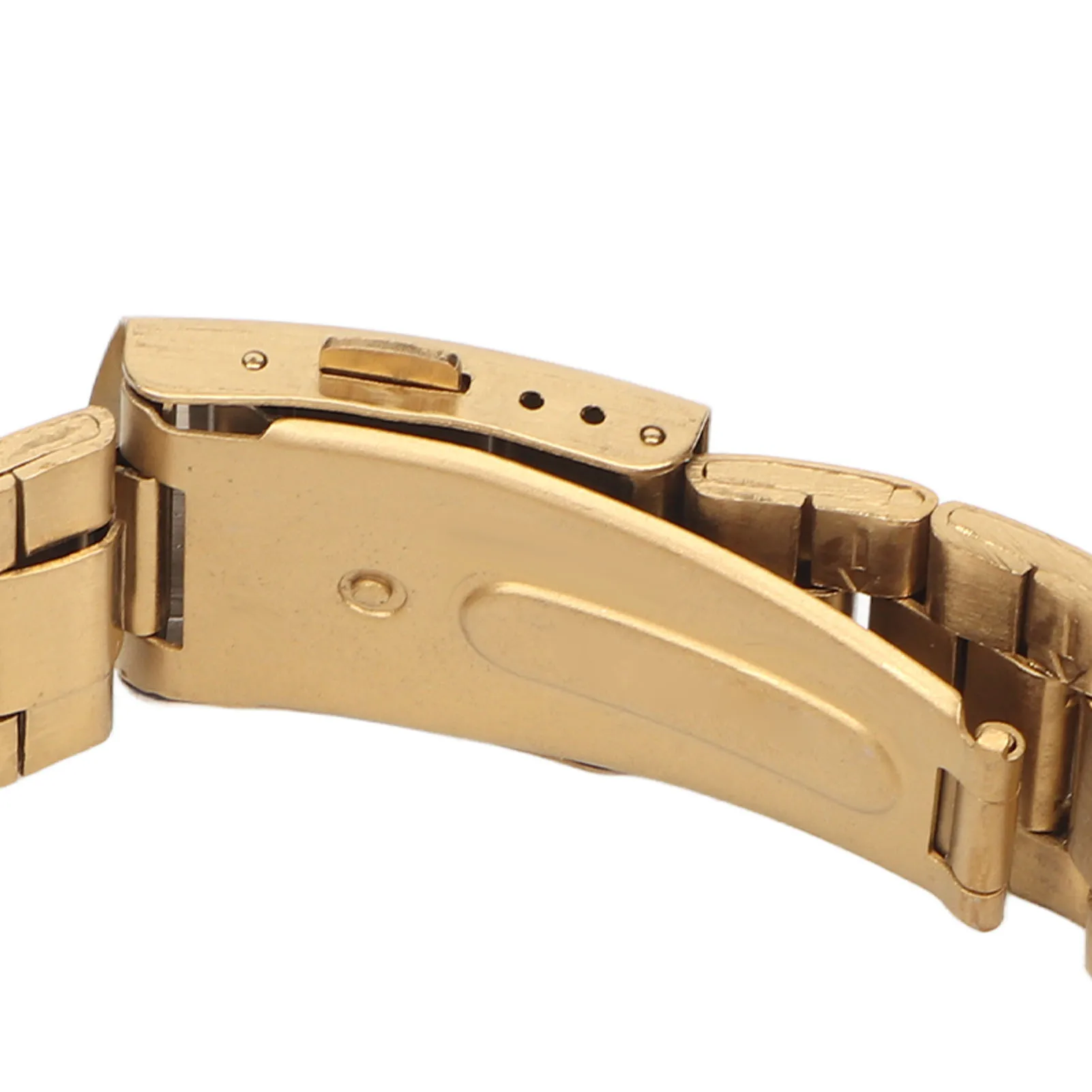 Stainless Steel Double Lock Buckle Watch Strap Bracelet
