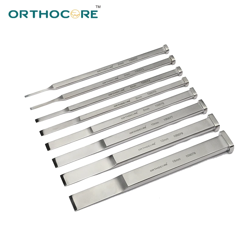 Osteotomes Chisels veterinary orthopedic instruments Trochlea Rectangular Sulcoplasty Instruments
