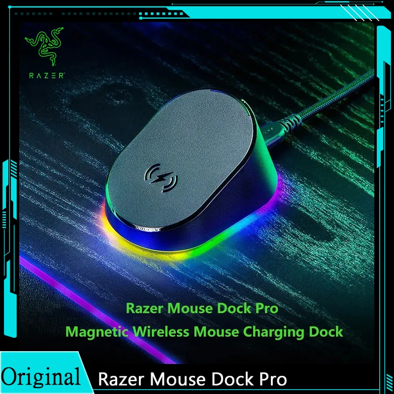 Razer Mouse Dock Pro magnetische kabellose Maus Ladestation mit 