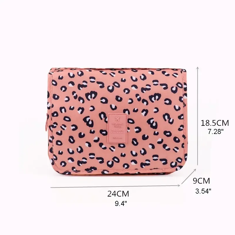 Cosmetic Bag Women Travel Pouch Waterproof Toiletries Beauty Organizer Ladies Bathroom Neceser Makeup Storage Bag With Hook cosmetic bag