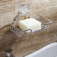 Stainless Steel Bathroom Corner Shower Shelf Wrought Iron Shampoo Storage Rack Holder With Suction Cup Bathroom Accessories 1