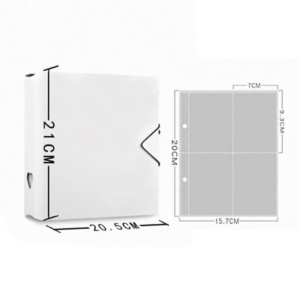 A5 Macaron Color Hollow Album PP Photocard Binder Photo Collect Photo Folder Card Storage Album Stationery