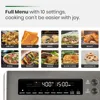 Infrared Heating Air Fryer Toaster Oven, Large Countertop Convection Oven 10-in-1 Combo, Easy Clean, with Recipe Book, 26.3 Qt 3
