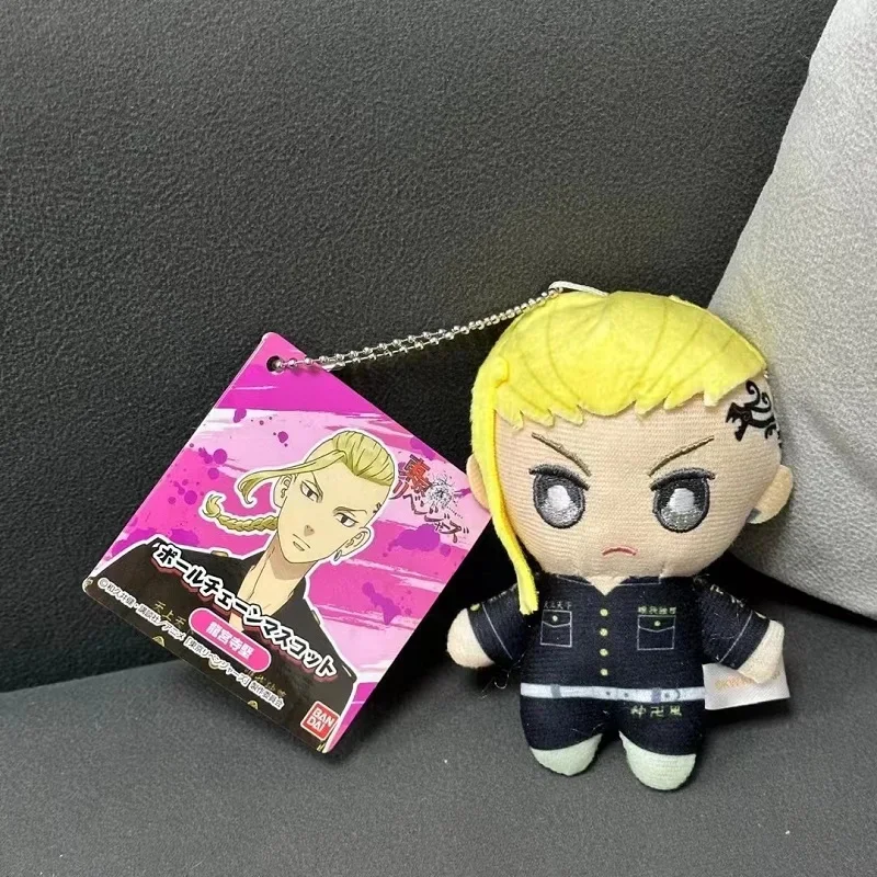 10cm JP Anime Kawaii Tokyo Revengers Plush Doll Toy Baji Keisuke Matsuno Chifuyu Takashi Mikey Anime Cute Soft Stuffed Pillow 5