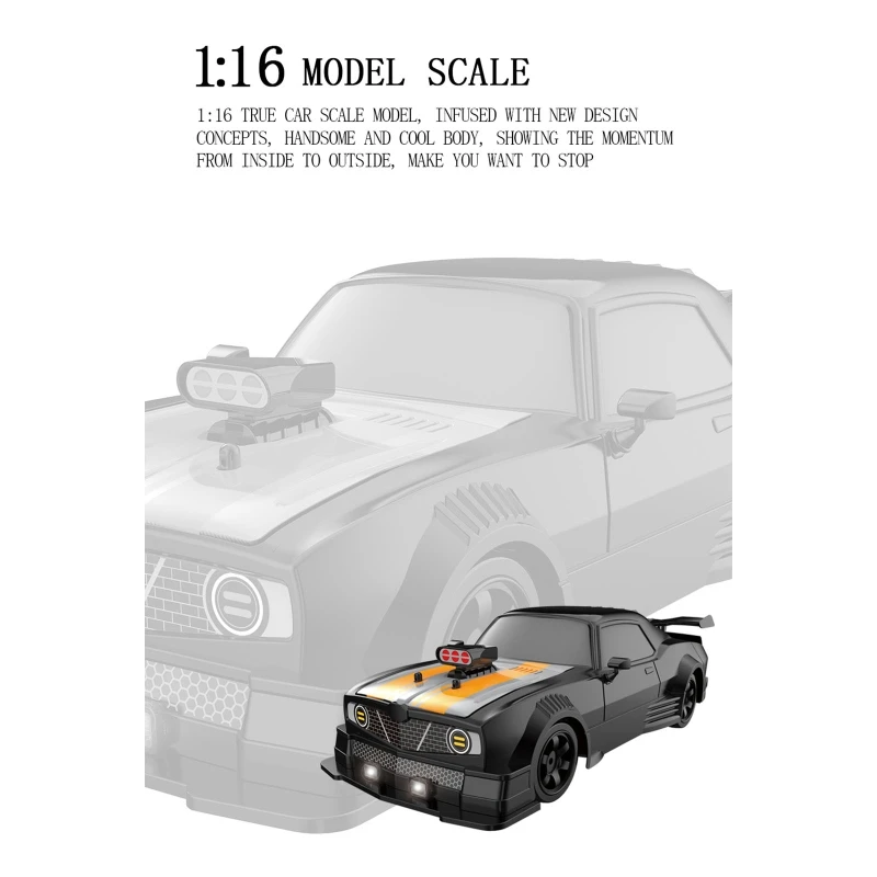 1:16 Remote Control Car Model R/C Drift Car Toy Simulation Four Wheel Drive Play Vehicle Racing Car Gift Kids Adult Toys 2
