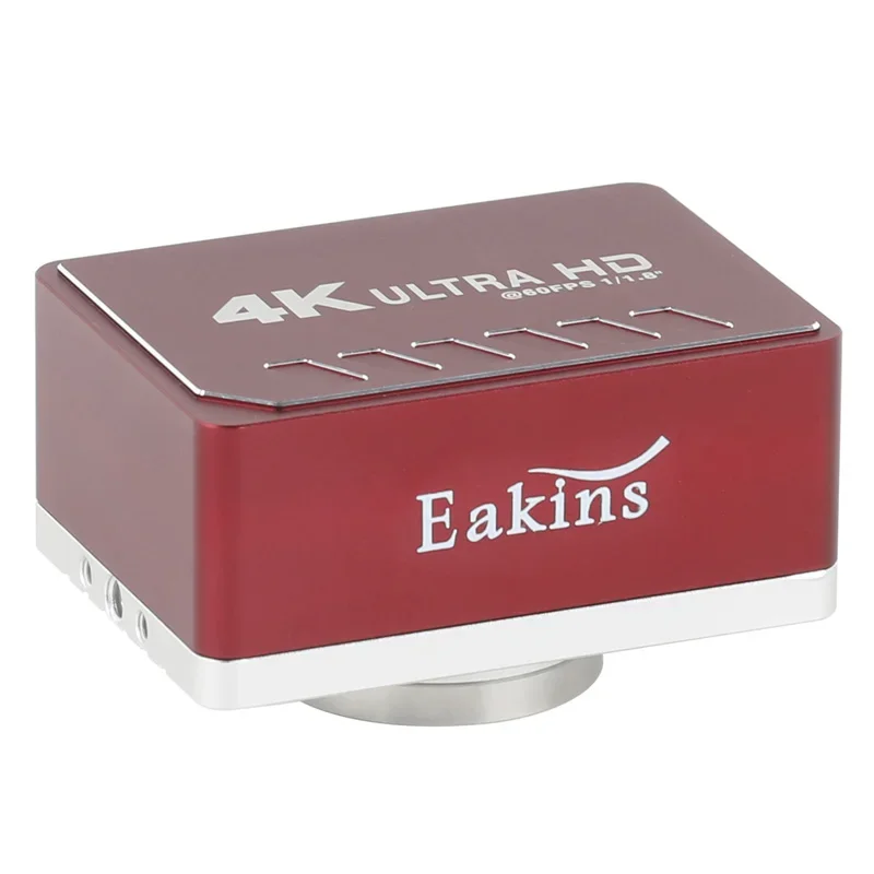 4K UHD 60FPS 8MP HDMI USB 3.0 LAN 산업용 전자 디지털 현미경 카메라 100X 130X 180X 200X 500X C 마운트 렌즈 이미지 줌