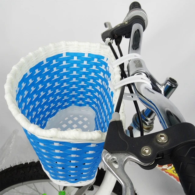 Cesta de bicicleta tejida a mano para niños, manillar de bicicleta, borla  de moda Retro, Scooter para niña, Streamer, lazo decorativo frontal -  AliExpress