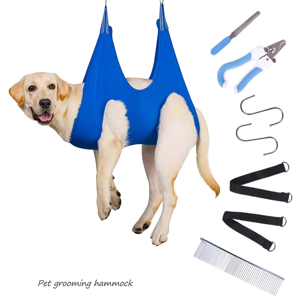Dog Cat Grooming Hammocks Puppy Kitten Nail Clip Trimming Restraint Bag