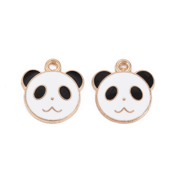 Buy Niaj Panda Love Yellow Gold Stud Earrings  Yellow Gold Color Women   AJIO LUXE