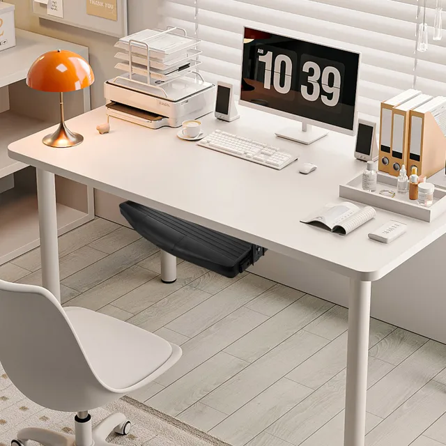 Organizer Da Scrivania IBUYKE - 2 Ripiani In Legno Con Cassetto, Per Libri, Cartelle, Scanner, Casa E Ufficio - Foto 11