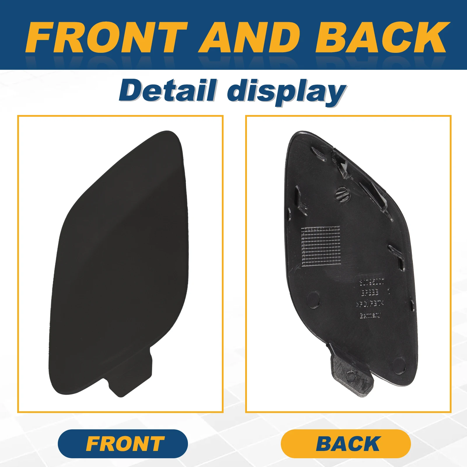 Front Bumper Tow Hook Cap Towing Eye Cover For Volvo S60 2011-2013 30795007 39802519 Car Accessories
