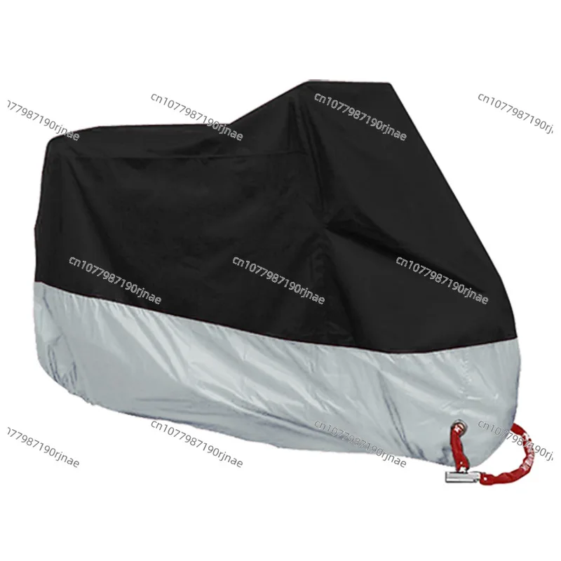 

Motorcycle Hood, 210D Silver-Coated Cloth Car Clothes, Sun and Rain Proof Dustproof