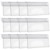 30Pcs Price Tag Display Holders Merchandise Labels Glass Supermarket Retail Shelf Card Slot Pharmacy Label Display Sidebar 1