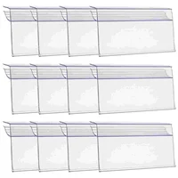 30Pcs Price Tag Display Holders Merchandise Labels Glass Supermarket Retail Shelf Card Slot Pharmacy Label Display Sidebar 1
