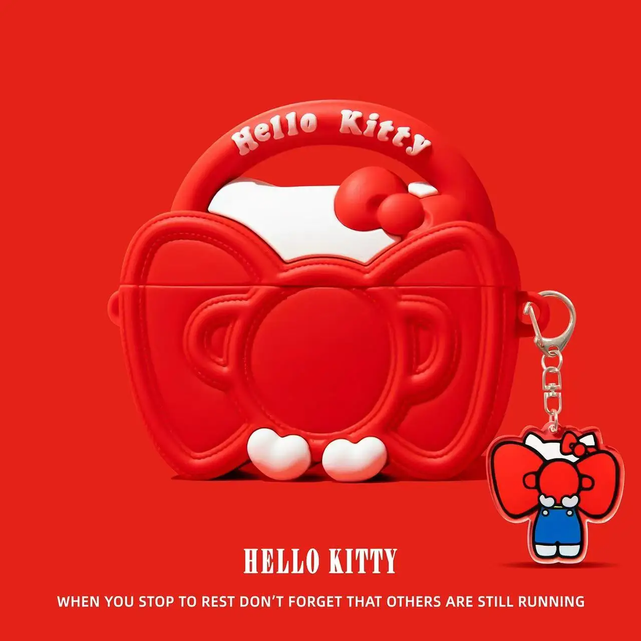 3D Sanrio Hello Kitty Cartoon Kopfhörerhülle für AirPods 4 Niedliche Hüllen für AirPods Pro 3 Pro2 Ladehülle für AirPods 4 3 2 1 – Detail 11