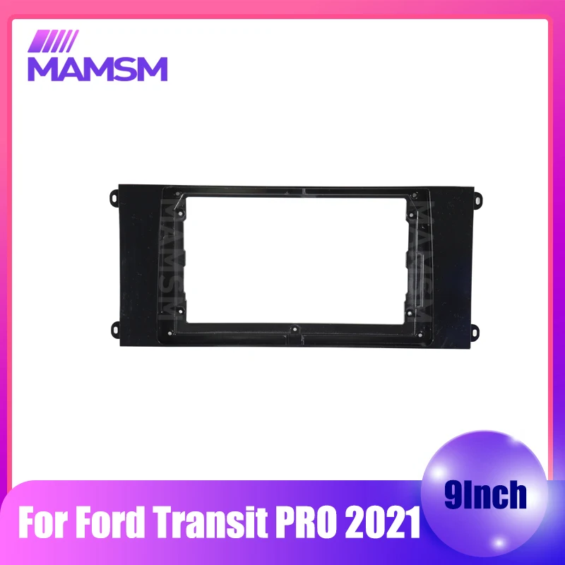 9 Pollici 2Din Car Frame Adapte Per Ford Transit Pro 2021 Autoradio Big Screenplayer Involucro Frame Head Unit Fascia Dash Cover Panel