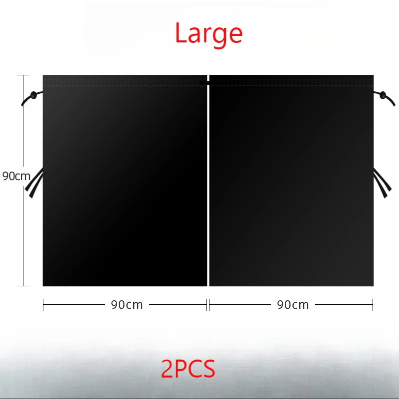 Universal Car Privacy Curtains Set - Magnetic Rear Seat Divider & Side Window Blackout Shades for Sun Protection & Privacy