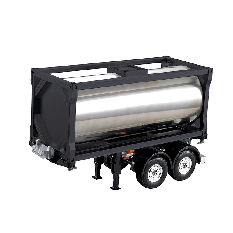Toucan RC 1/14 20feet Metal RC Fuel Tank Trailer Truck for DIY TAMIYAYA Tractor Gift Toys 2