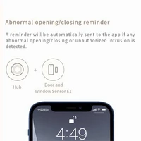 New Aqara Door Window Sensor E1 ZigBee 3.0 MCCGQ14LM APP Remote Control For Smart Home Work With Xiaomi Mijia Apple HomeKit APP - Image 2