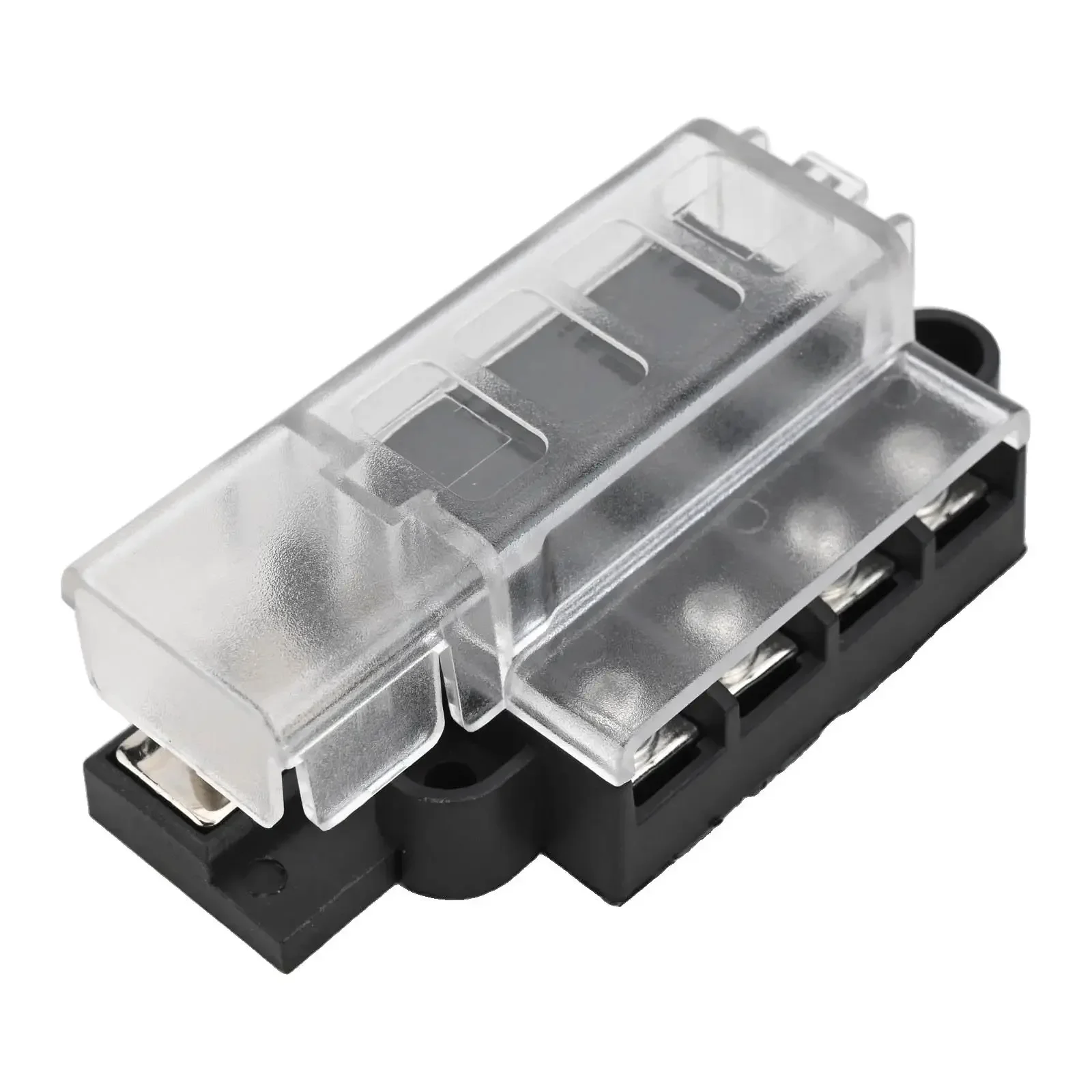 Innovative Design Transparent Cover on the Sturdy 4 Gang Fuse Box Ensures Visibility of Installed For ATO ATC Fuses