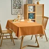L-B-7 Simple Home Tablecloth Round Table Hotel Restaurant Large Round Table Tablecloth Table 2