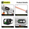 NEWBENY 250Bar High Pressure Brushless Car Washer 3 Gears Cordless Garden Car Cleaning Spray Gun Tool For Makita 18V-21V Battery 4