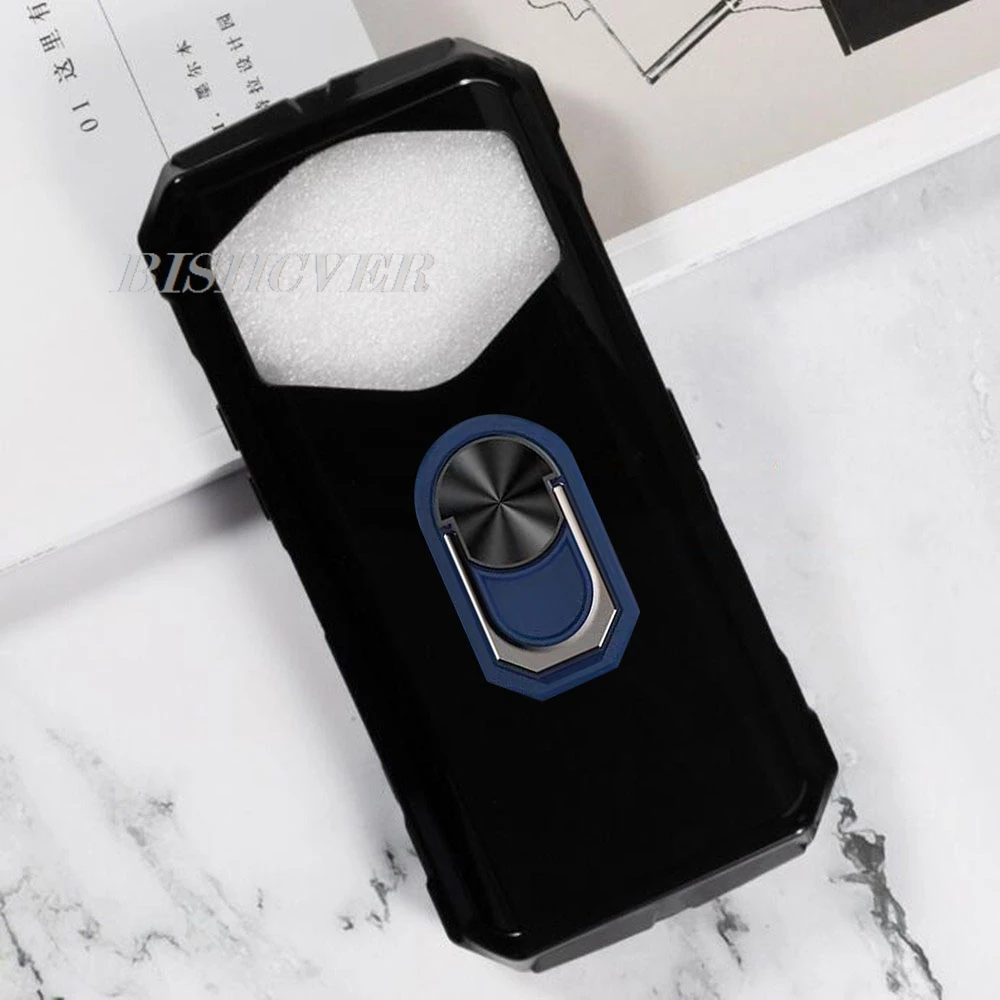 Doogee S Punk 6.58 Back Ring Holder Silicone Phone Case