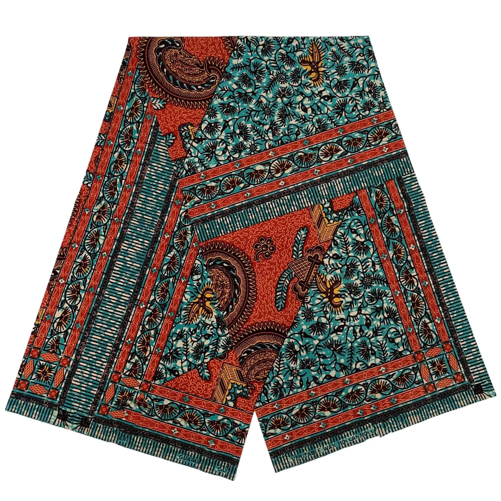 Veritable Wax Guaranteed Real wax print fabric dutch hollandais pagne africa Dress 100% Cotton T5