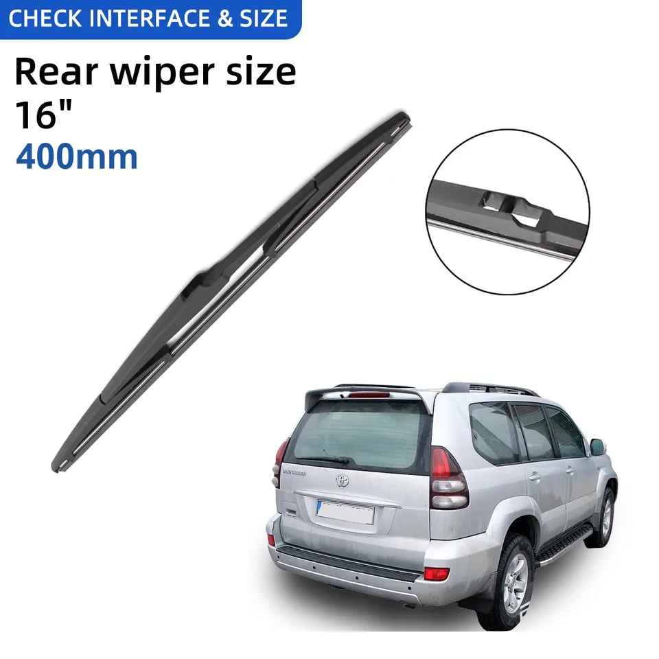 Ruitenwisserblad Achterruit Wisser Arm Kit Set, voor Toyota, voor Prado J120 Land Cruiser J120 2002 2003 2004 2005 2006 2007 2008 2009 Ruitenwisserbladen