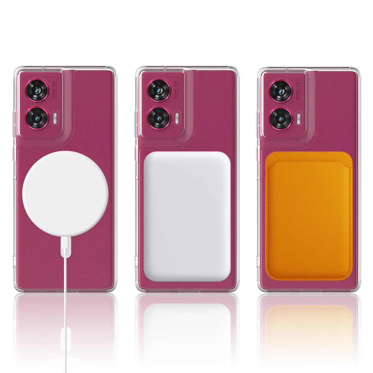 MagSafe Transparent Luxury Acrylic Wireless Charging Case