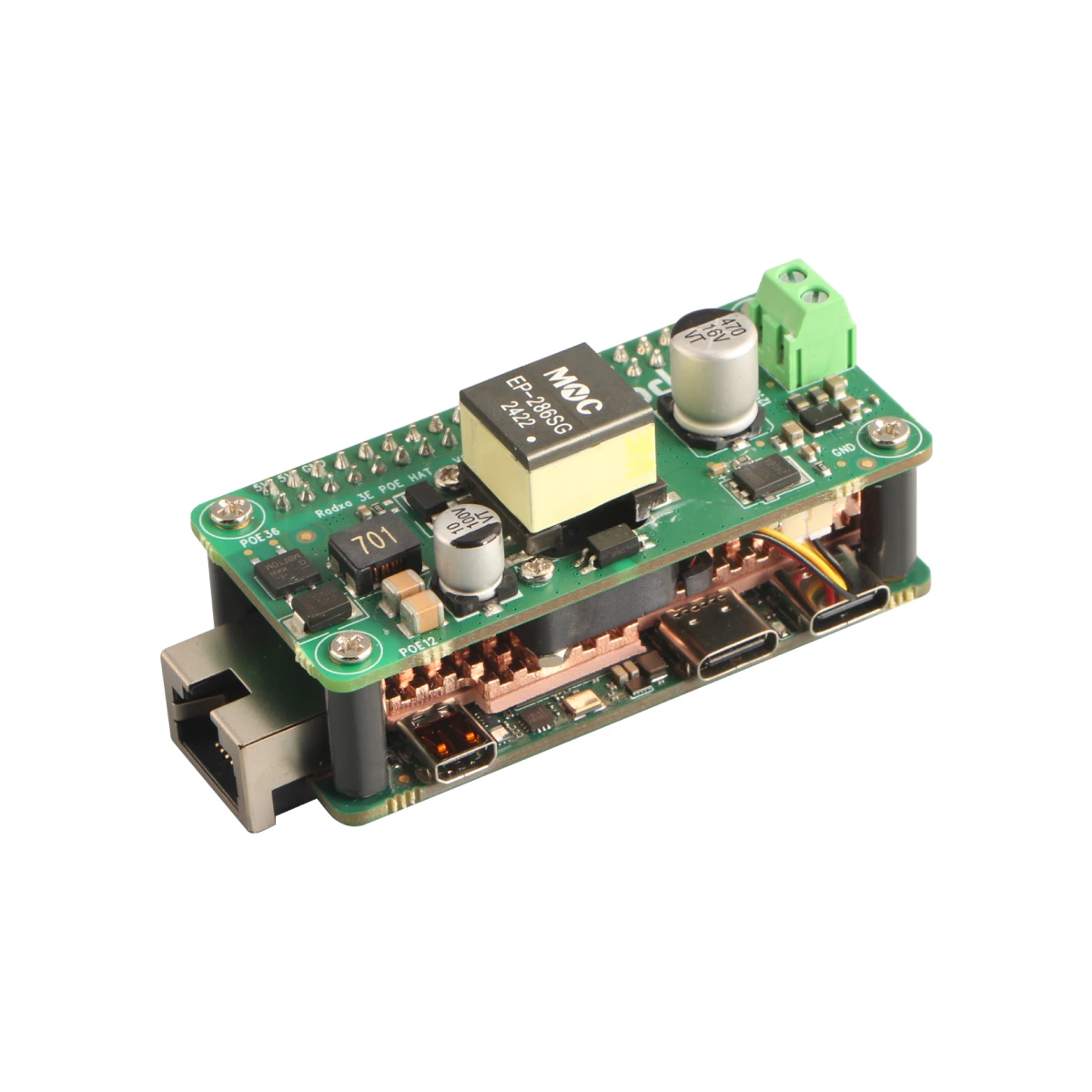 Radxa ZERO 3E PoE HAT