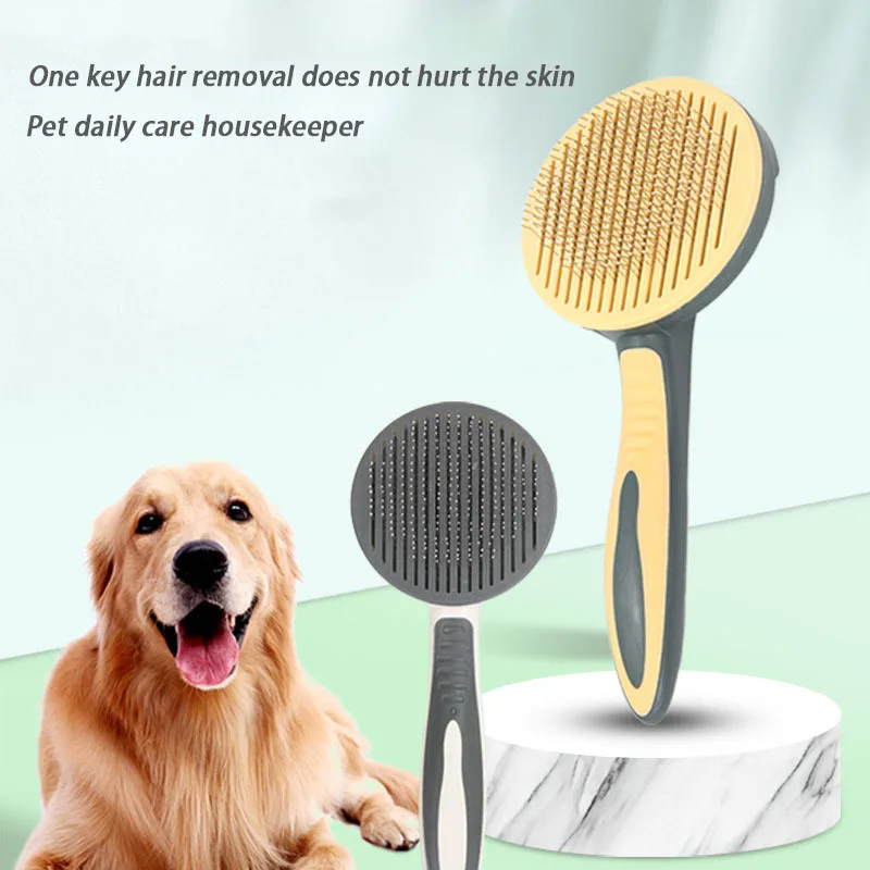 

Grooming Cleaning Brush for Dogs and Cats Massage Granules to Remove Undercoat Detangles Pet Combs to Improve Circulation Toys