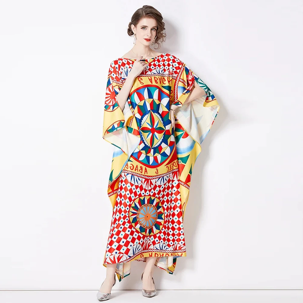 Luxury Plissé Geometric Dress